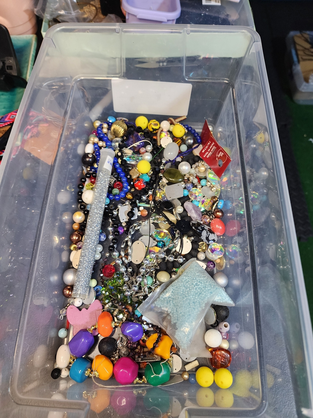 1lb Mixed Color Beads - For Crafting